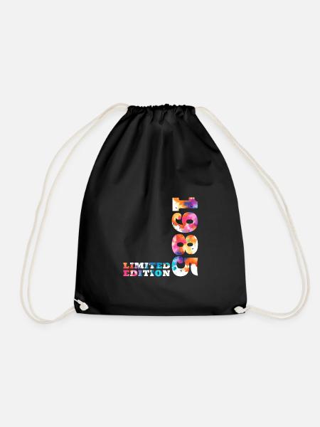Farbenfroh Geburtstag Limited Edition 1985 - Turnbeutel - Schwarz