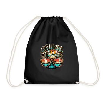 Cruise Team - Drawstring Bag - black - Front
