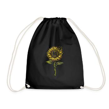 Poodle Dad - Drawstring Bag - black - Front