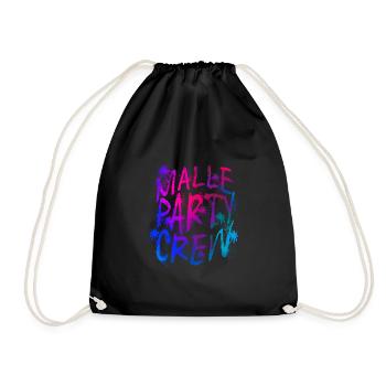 Malle Party Crew - Drawstring Bag - black - Front