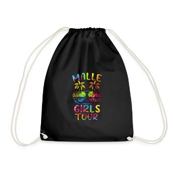 Malle Girls Tour - Drawstring Bag - black - Front