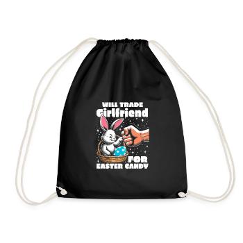 Échangera sa petite amie contre des bonbons de Pâques - Sac de sport léger - noir - Devant