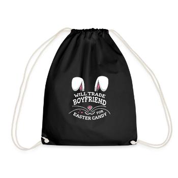 Échangera son petit ami contre des bonbons de Pâques - Sac de sport léger - noir - Devant