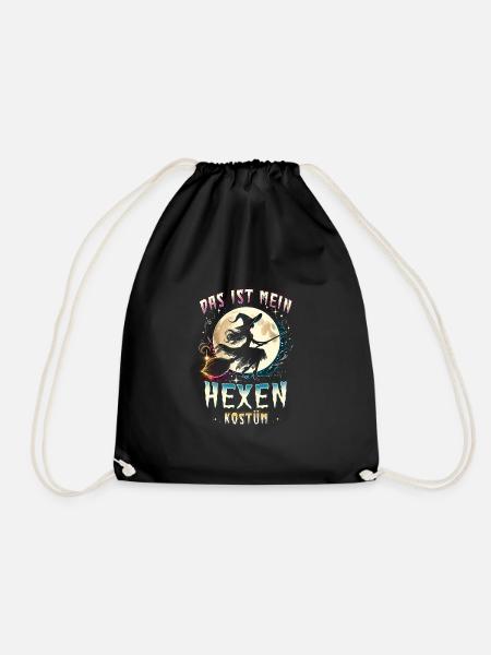 Das ist mein Hexen Kostüm - Turnbeutel - Schwarz