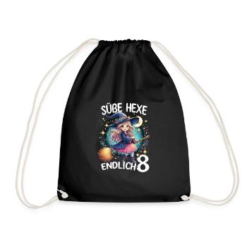 Sweet Witch Finally 8 - Drawstring Bag - black - Front