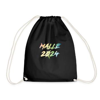 Malle 2024 - Turnbeutel - Schwarz - Vorne