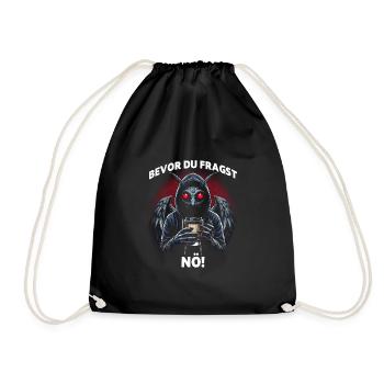 Avant de demander non, - Sac de sport léger - noir - Devant