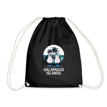 Galápagos Islands - Drawstring Bag - black - Front