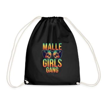 Malle Girls Gang - Drawstring Bag - black - Front