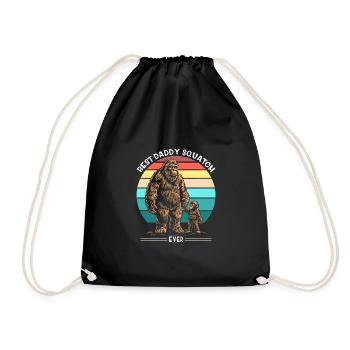 Meilleur Daddy Squatch de tous les temps - Sac de sport léger - noir - Devant