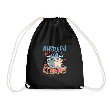 Mari Femme Partenaires de croisière pour la vie - Sac de sport léger - noir - Devant