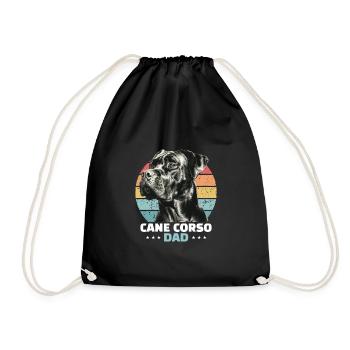 Papa Cane Corso - Sac de sport léger - noir - Devant