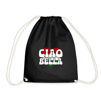 Ciao Bella - Drawstring Bag - black - Front