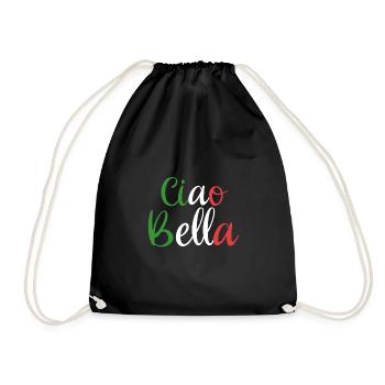 Ciao Bella - Turnbeutel - Schwarz - Vorne