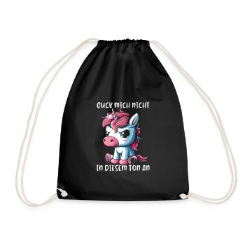 Ne me regarde pas sur ce ton - Sac de sport léger - noir - Devant