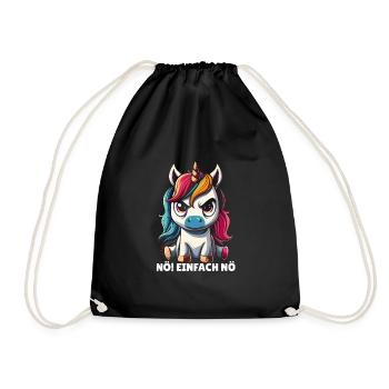 Non, juste non - Sac de sport léger - noir - Devant
