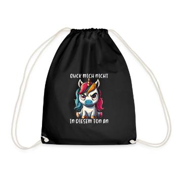 Ne me regarde pas sur ce ton - Sac de sport léger - noir - Devant
