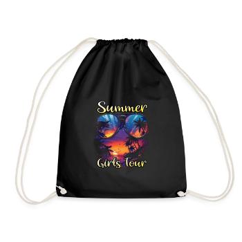Summer Girls Tour - Drawstring Bag - black - Front