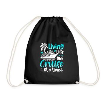 Vivre une croisière à la fois - Sac de sport léger - noir - Devant