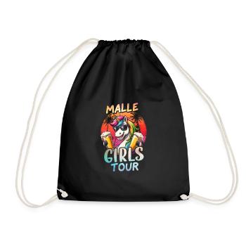 Visite des filles de Malle - Sac de sport léger - noir - Devant