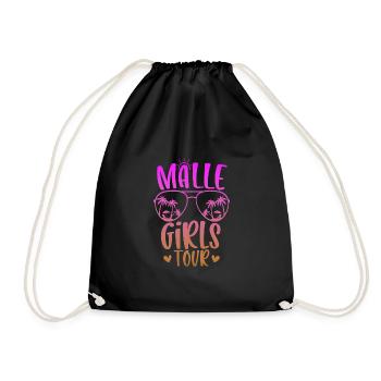 Visite des filles de Malle - Sac de sport léger - noir - Devant