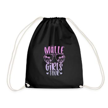 Visite des filles de Malle - Sac de sport léger - noir - Devant