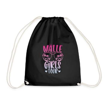 Visite des filles de Malle - Sac de sport léger - noir - Devant