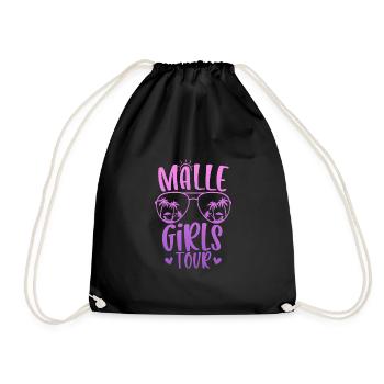 Visite des filles de Malle - Sac de sport léger - noir - Devant