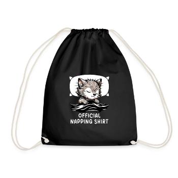 Werewolf Official Napping Shirt - Turnbeutel - Schwarz - Vorne