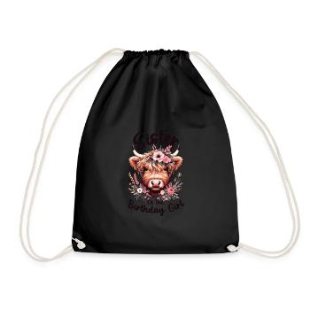 Sœur De La Fille D’anniversaire - Sac de sport léger - noir - Devant