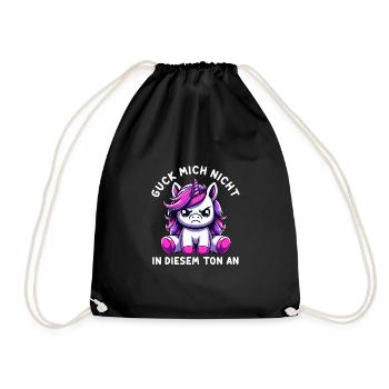 Ne me regarde pas sur ce ton - Sac de sport léger - noir - Devant