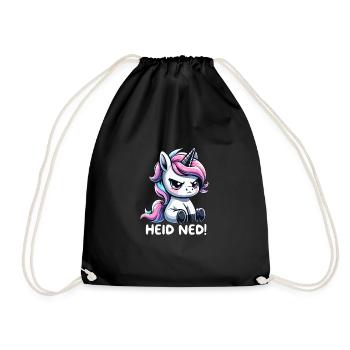 Heid Ned Dialecte Licorne - Sac de sport léger - noir - Devant