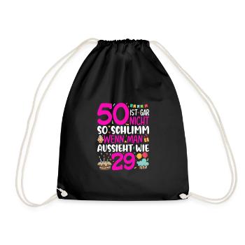 50 n’est pas si mal si vous ressemblez - Sac de sport léger - noir - Devant
