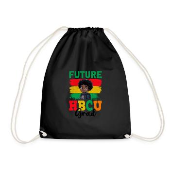Future HBCU - Turnbeutel - Schwarz - Vorne