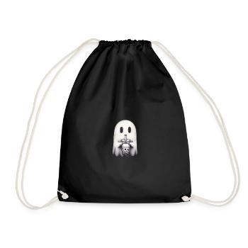Ghost Bubble Te - Turnbeutel - Schwarz - Vorne