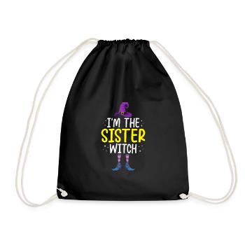 Je suis la sorcière - Sac de sport léger - noir - Devant