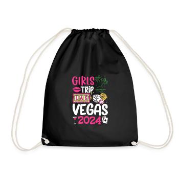 Vegas Girls Trip 2024 - Drawstring Bag - black - Front