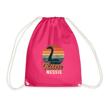 Team Nessie - Turnbeutel - Fuchsia - Vorne