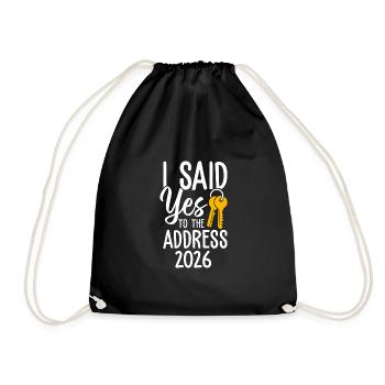 J’ai dit à l’adresse 2026 - Sac de sport léger - noir - Devant
