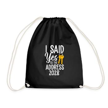 J’ai dit à l’adresse 2028 - Sac de sport léger - noir - Devant