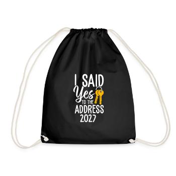 J’ai dit à l’adresse 2027 - Sac de sport léger - noir - Devant