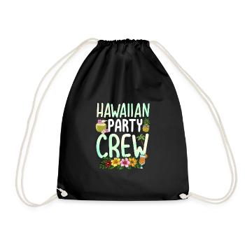 Hawaii Party Crew - Turnbeutel - Schwarz - Vorne