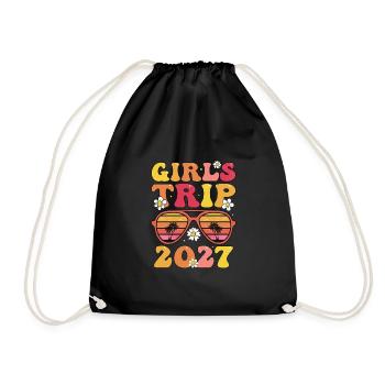 Girls Trip 2027 - Drawstring Bag - black - Front