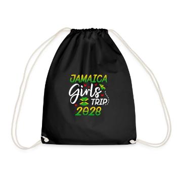 Voyage entre filles en Jamaïque 2028 - Sac de sport léger - noir - Devant