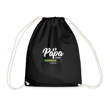 Papa Loading 2029 - Turnbeutel - Schwarz - Vorne
