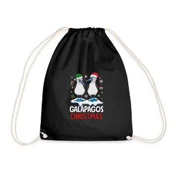 Galapagos Christmas - Turnbeutel - Schwarz - Vorne