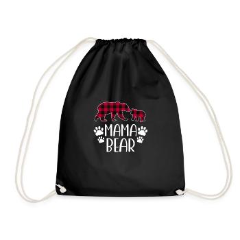 Mama Bear - Turnbeutel - Schwarz - Vorne