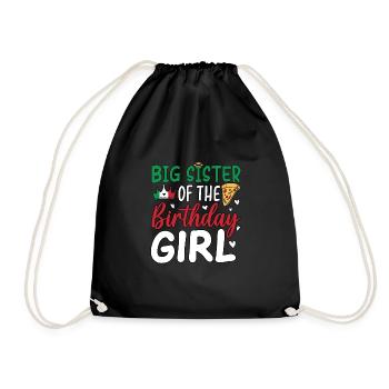 Grande Sœur De La Fille D’anniversaire - Sac de sport léger - noir - Devant