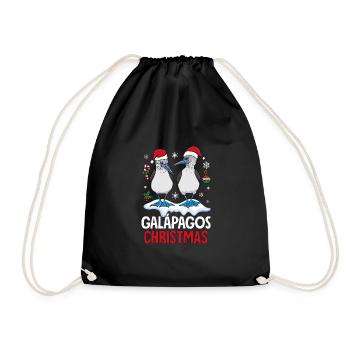 Galapagos Christmas - Drawstring Bag - black - Front