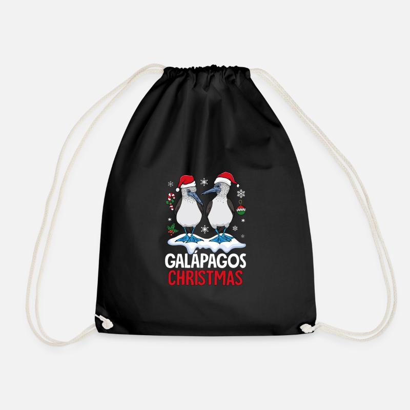 Galapagos Christmas - Turnbeutel - Schwarz